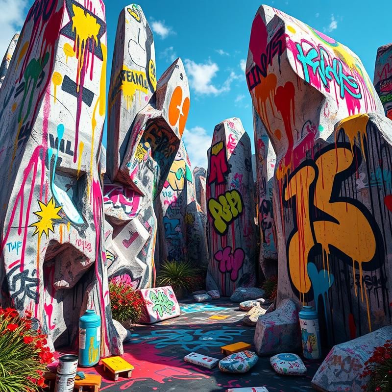 graffiti style AI art