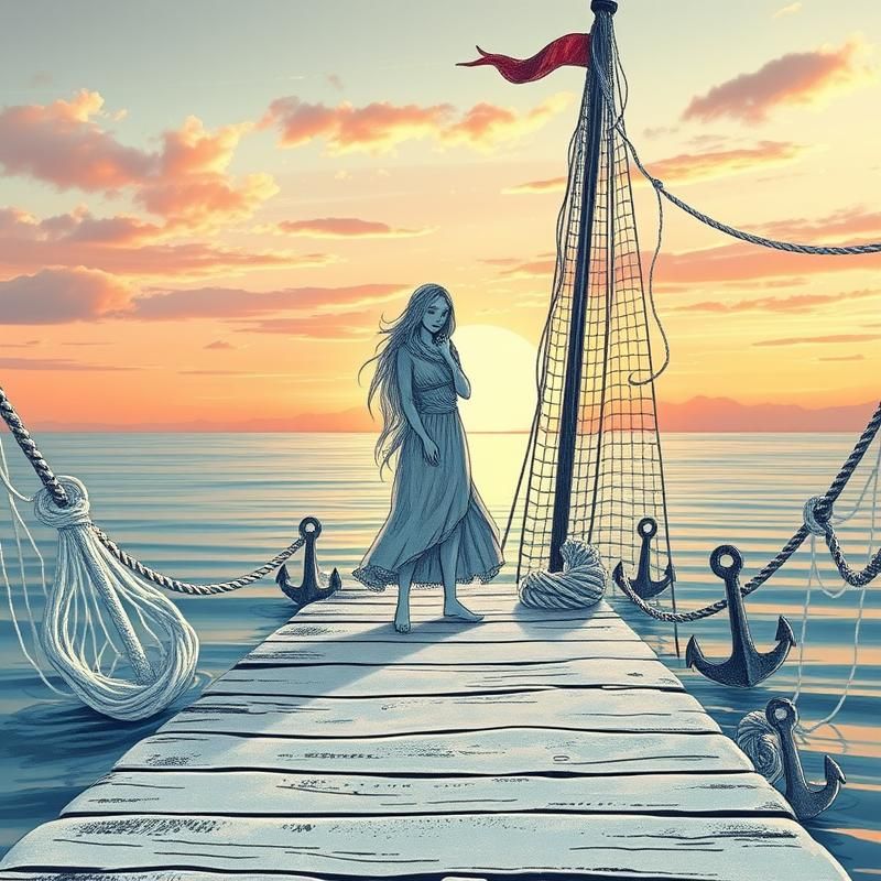 chalk art style AI art