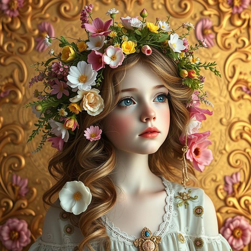 rococo style AI art