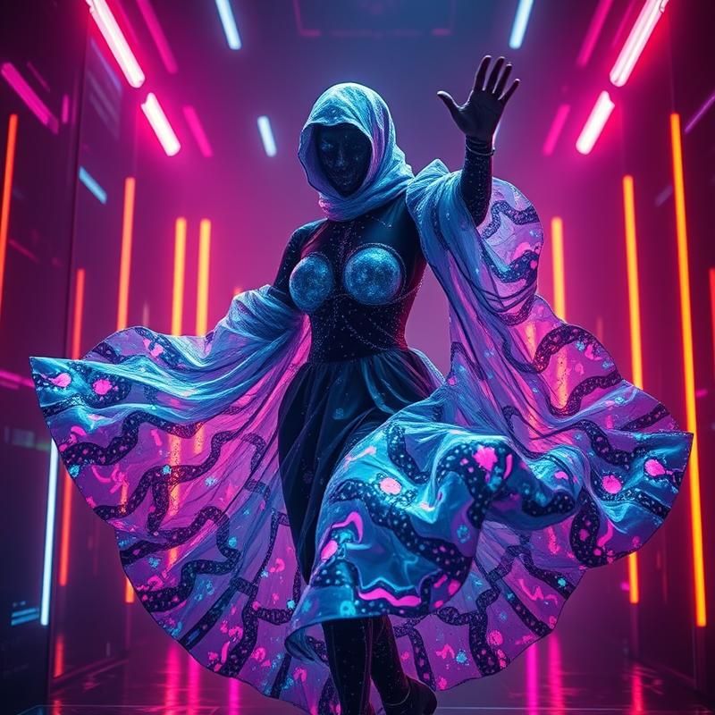 new media art style AI art
