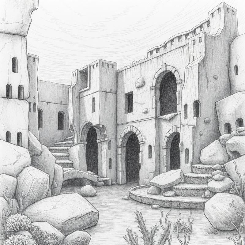 pencil sketch style AI art