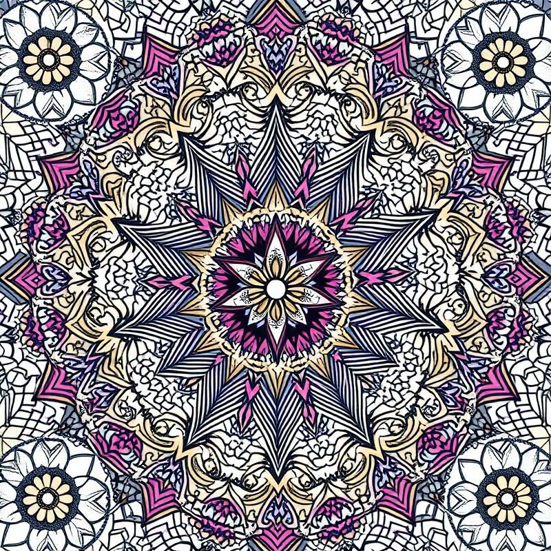zentangle style AI art