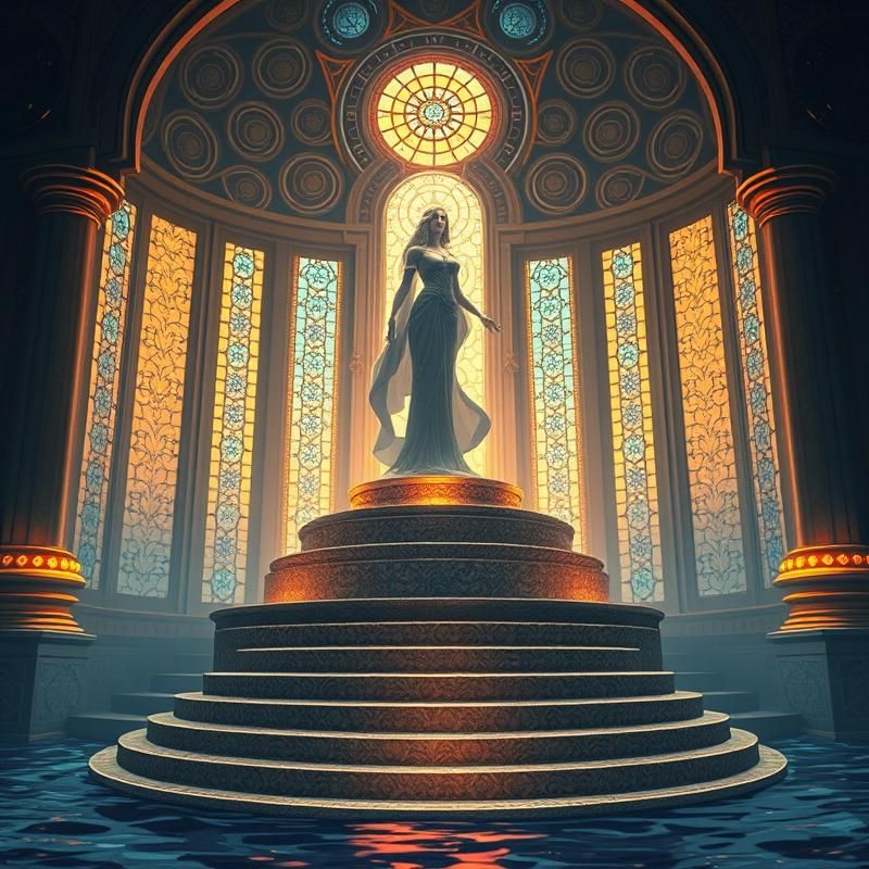 art deco style AI art