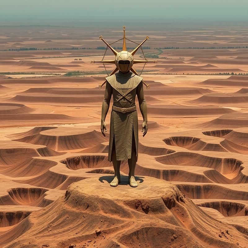 land art style AI art