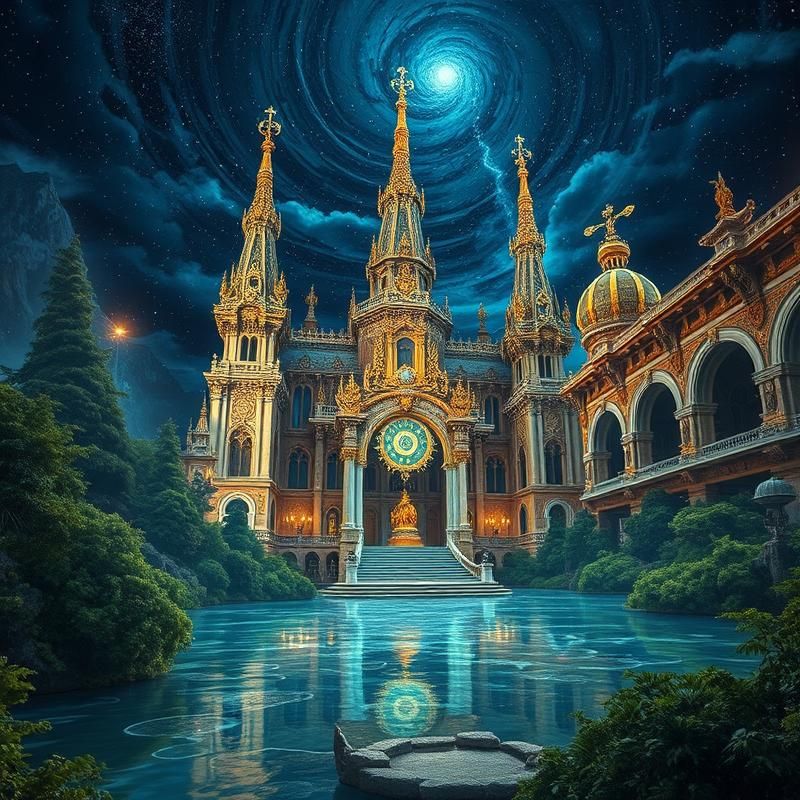 baroque style AI art