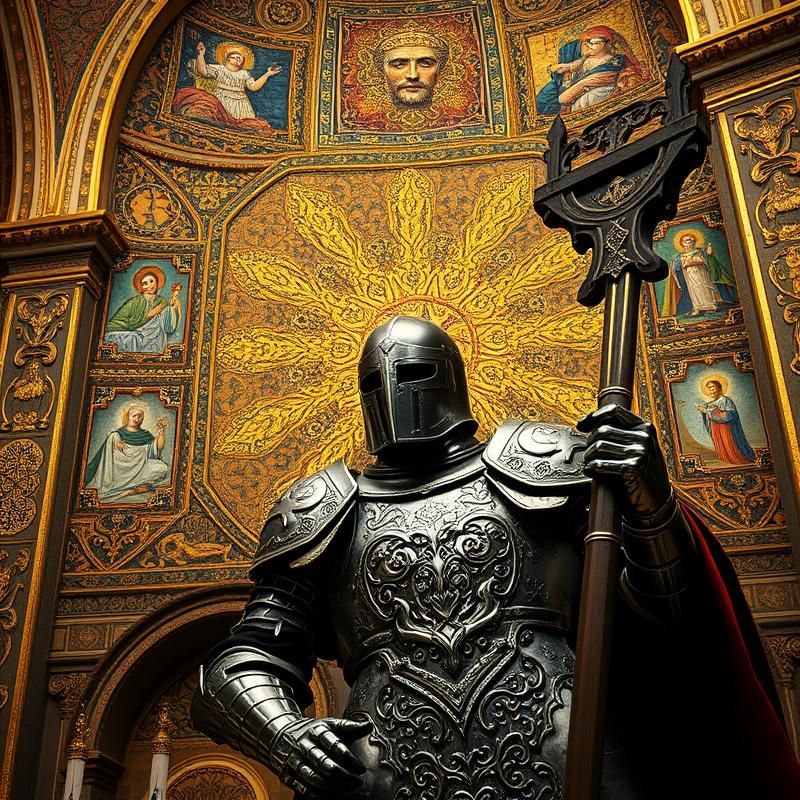 byzantine style AI art
