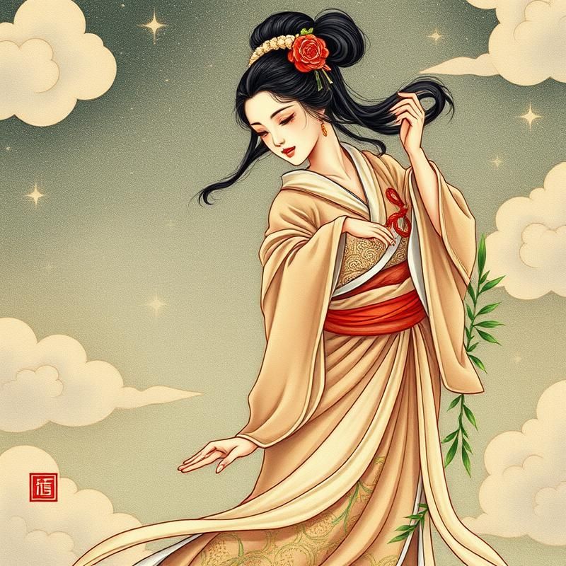 ukiyo-e style AI art