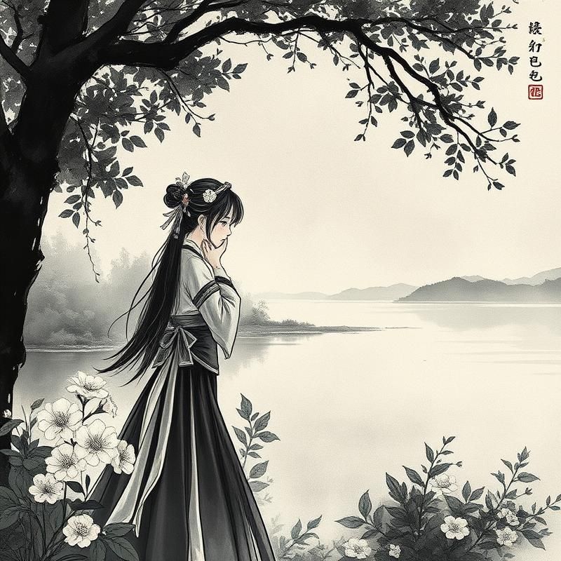 ink drawing style AI art
