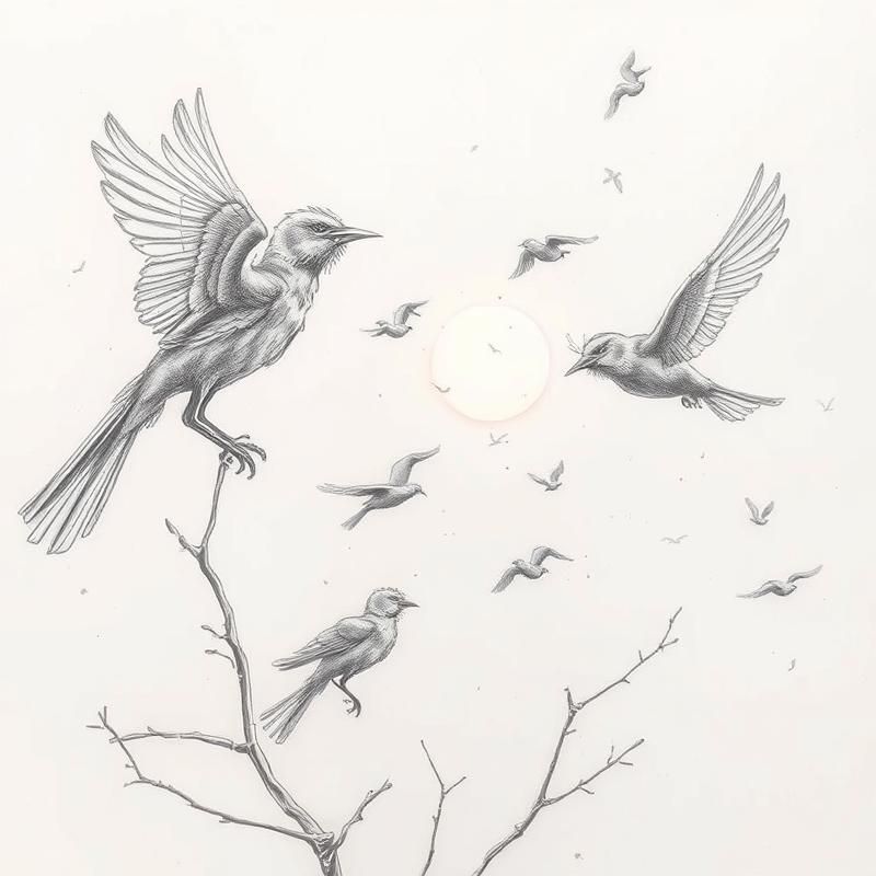 pencil sketch style AI art