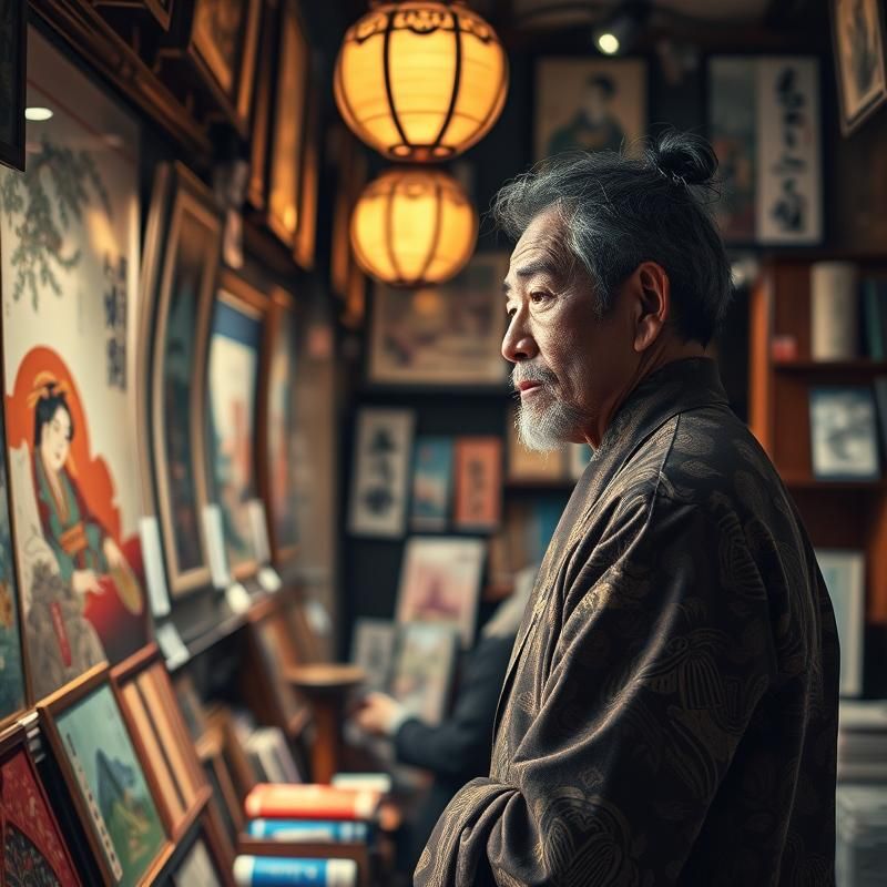 ukiyo-e style AI art