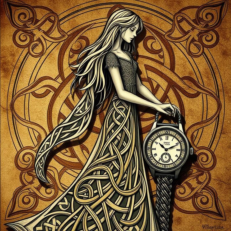 celtic style AI art