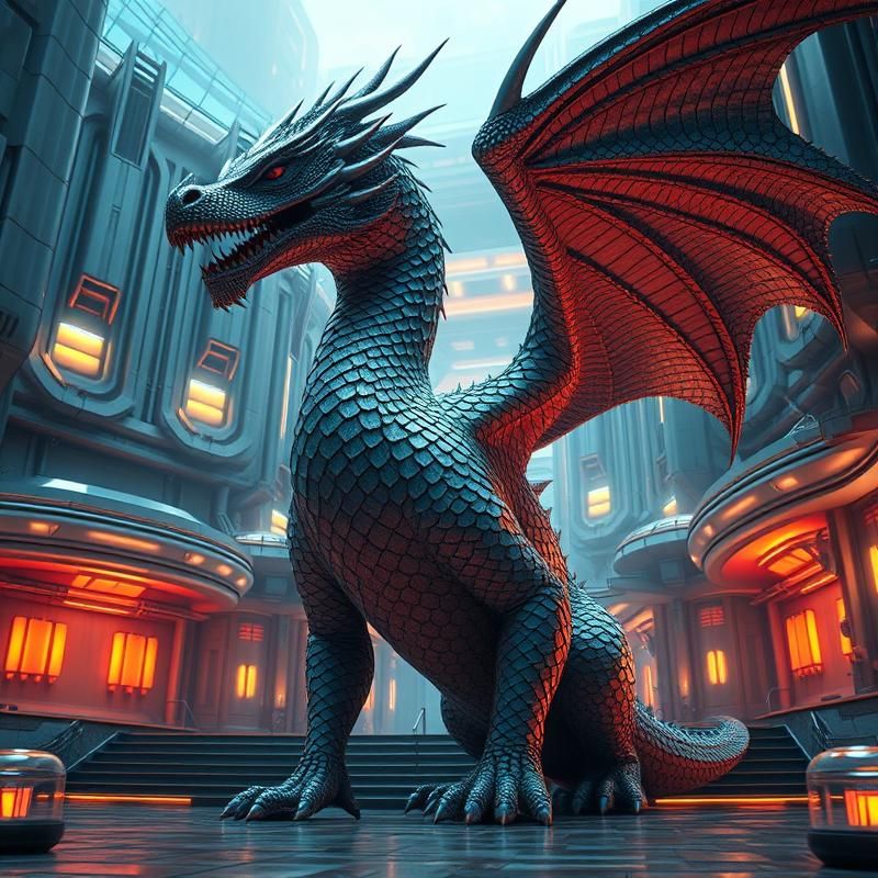 3D rendering style AI art