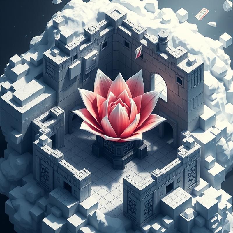isometric style AI art