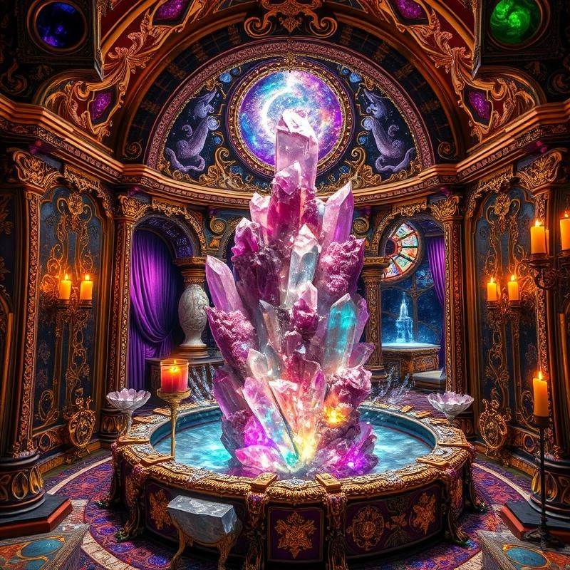 maximalist style AI art
