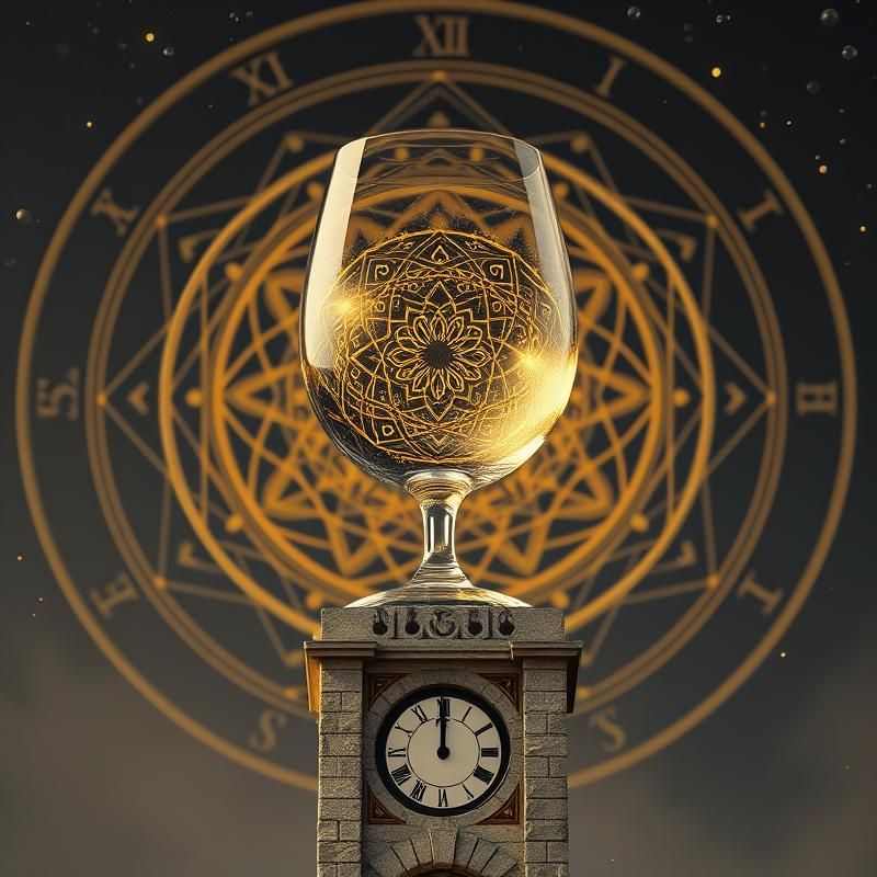 sacred geometry style AI art