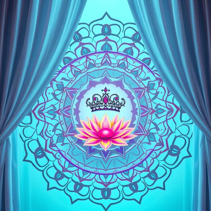 mandala style AI art