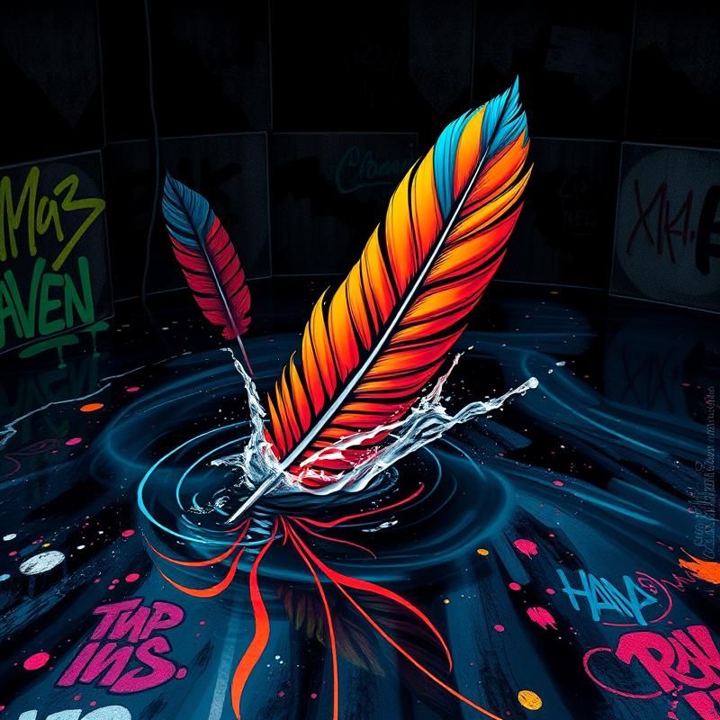 graffiti style AI art