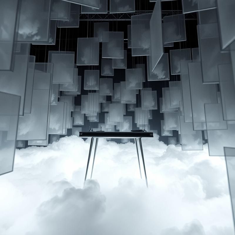 installation art style AI art