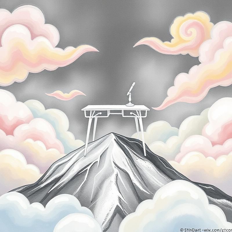 chalk art style AI art