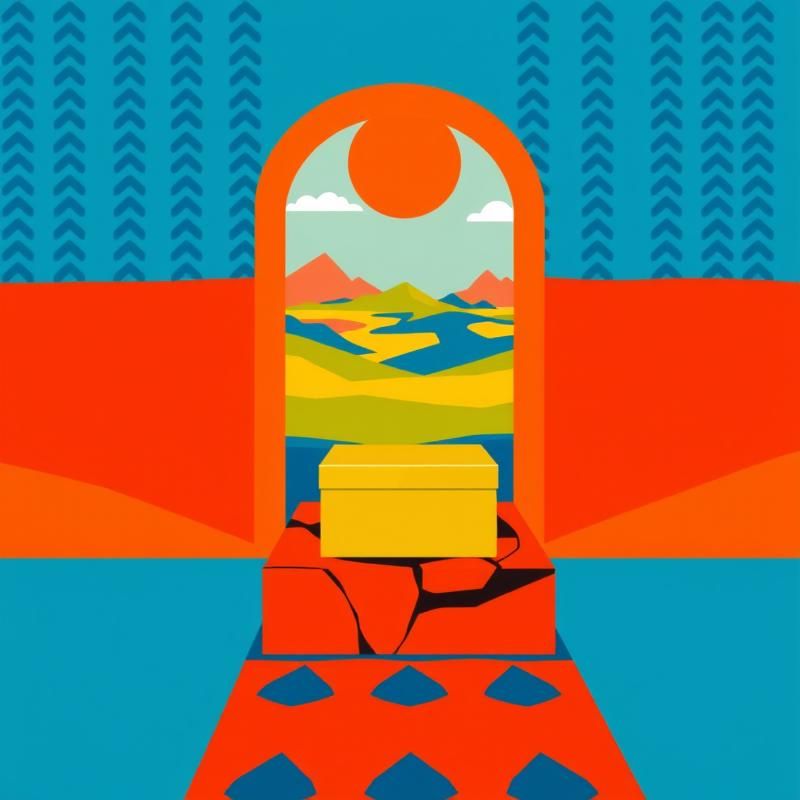 screen printing style AI art