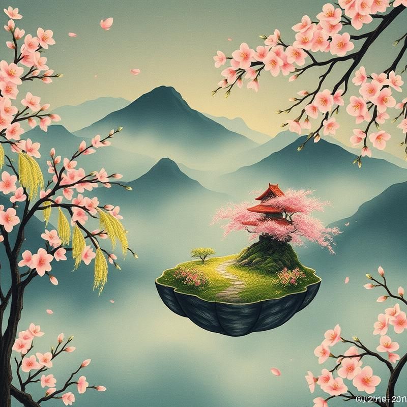 ukiyo-e style AI art