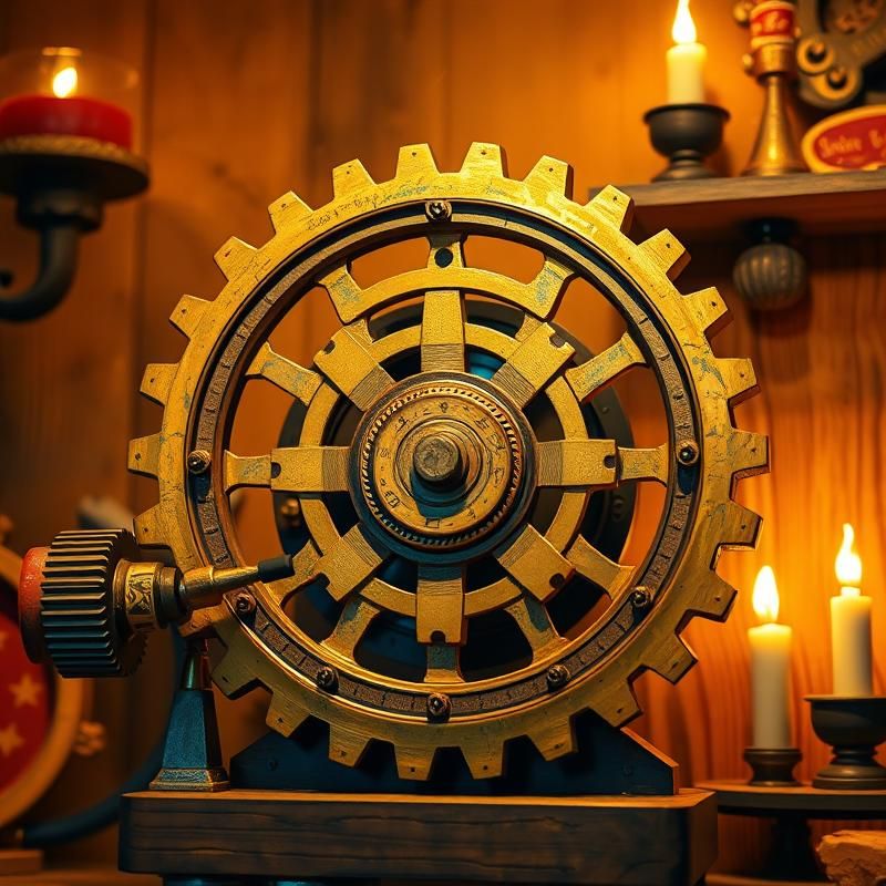 folk art style AI art