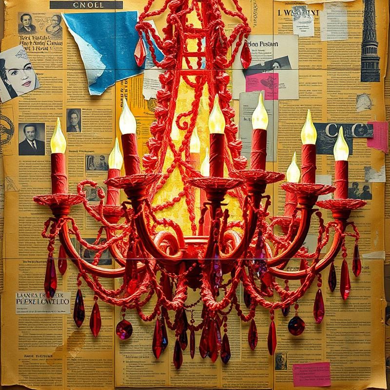 collage style AI art