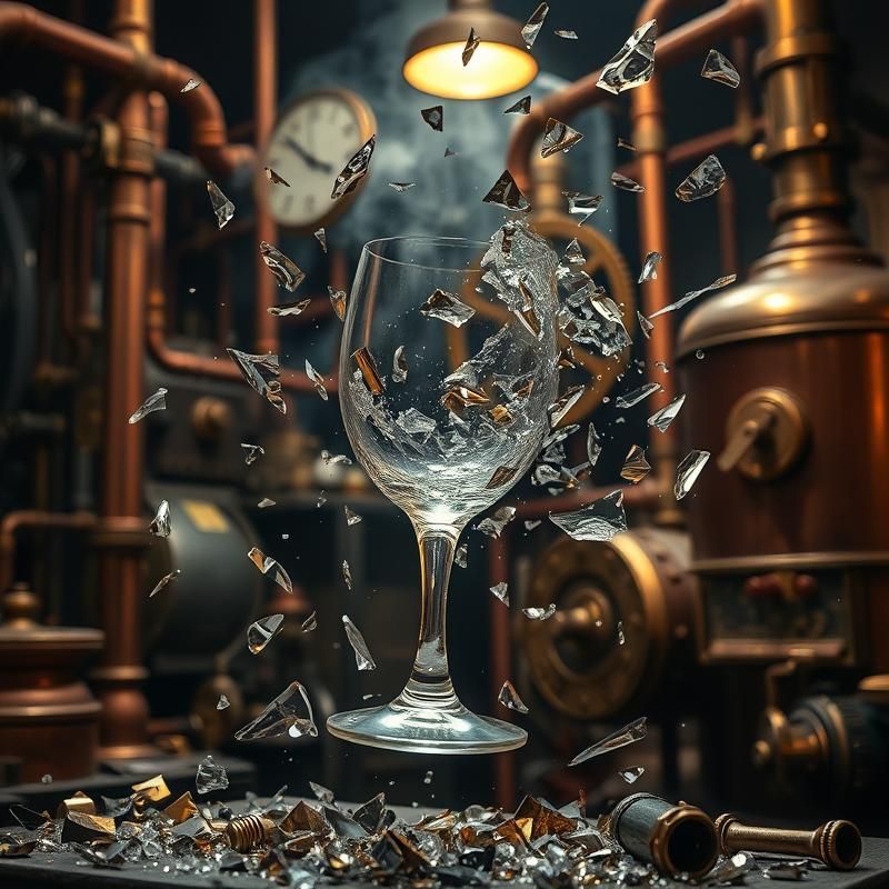 steampunk style AI art