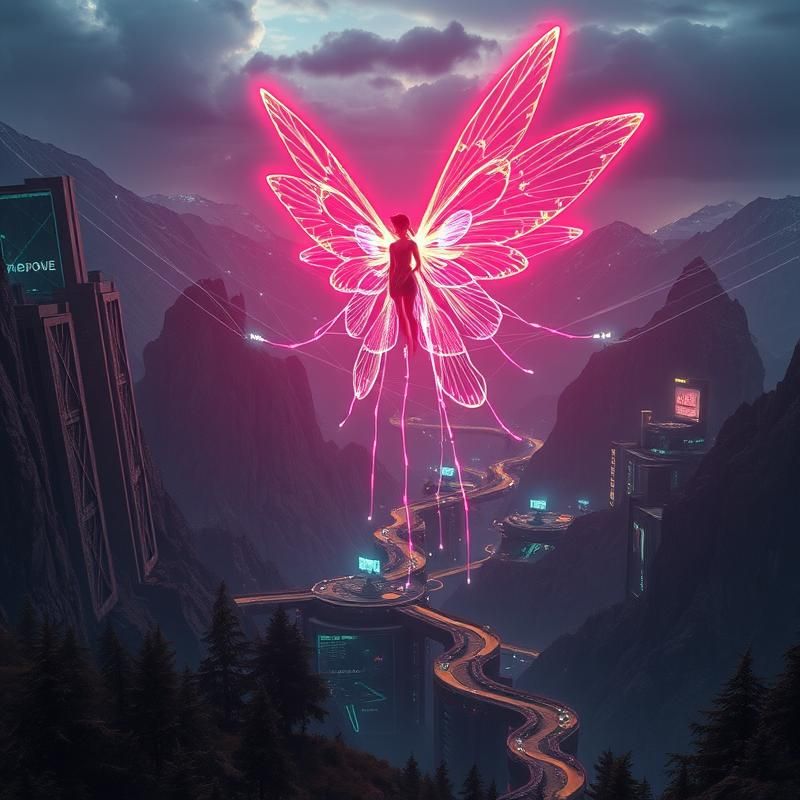 cyberpunk style AI art
