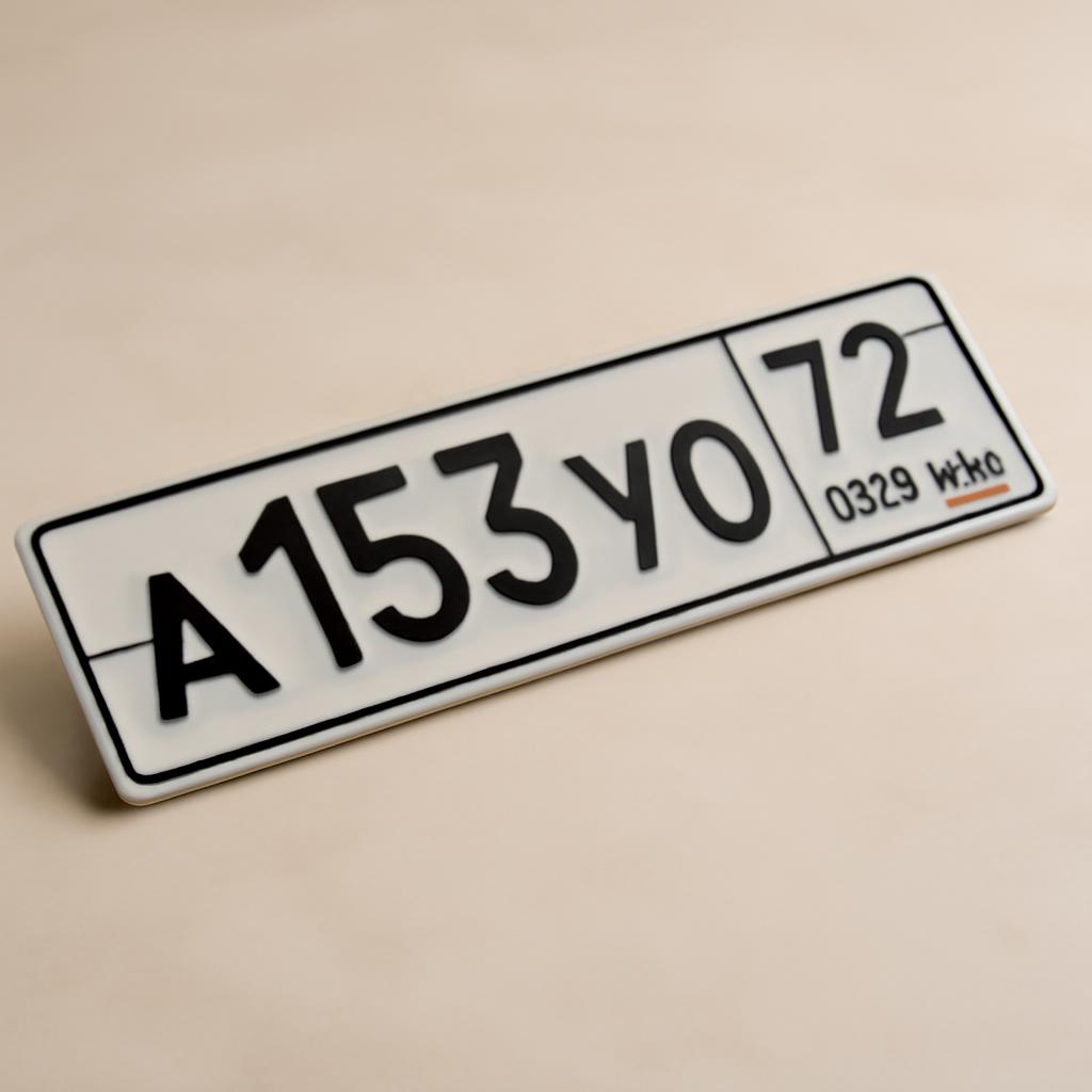 Государственные регистрационные знаки автомобиля