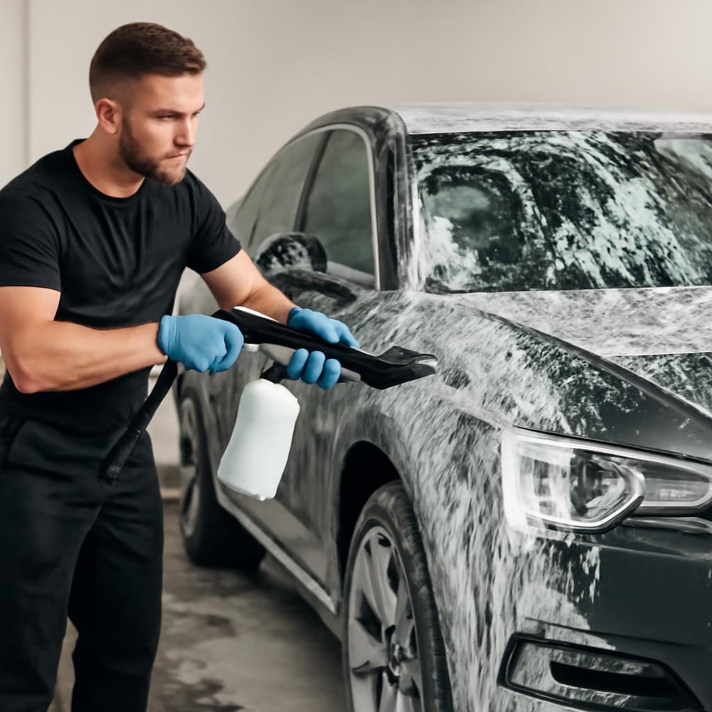 Профессиональная мойка автомобиля перед продажей