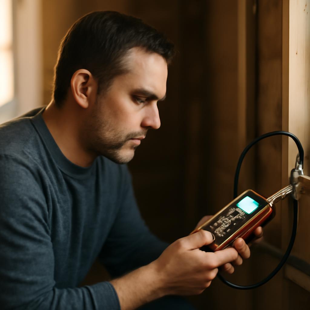 Тестирование сигнала в коаксиальной системе частного дома