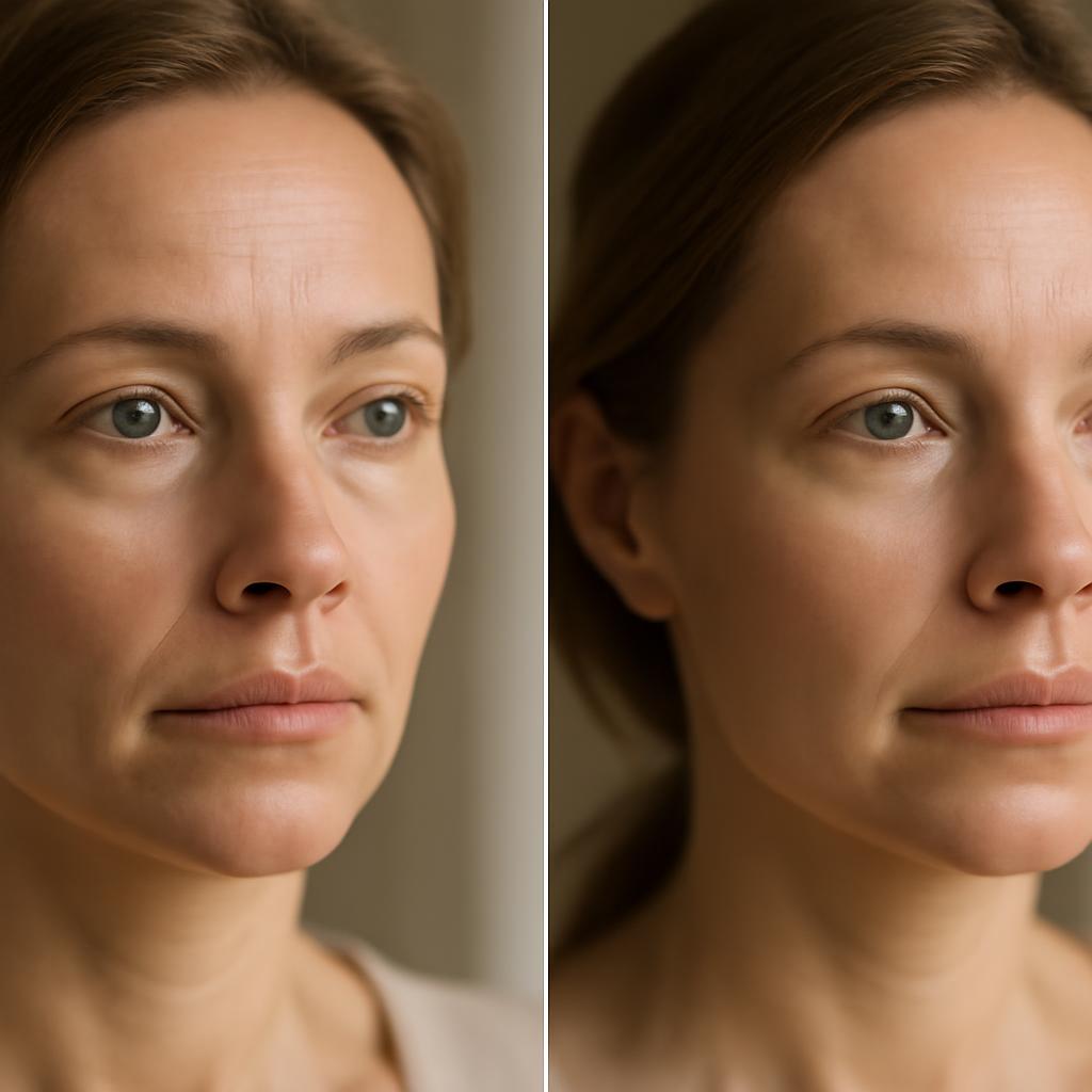 Результаты биоревитализации до и после