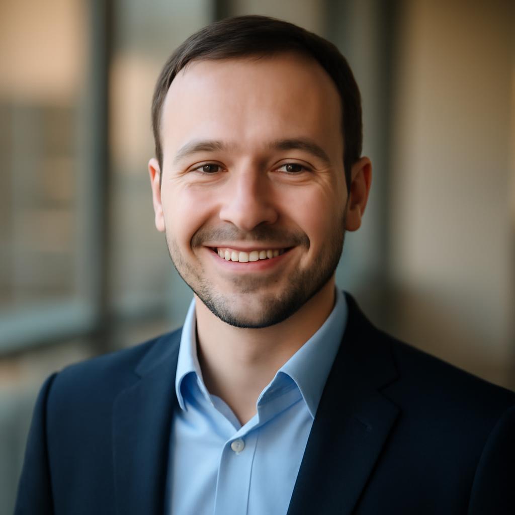 Дмитрий Козлов — портрет автора статьи о модулях 1С в производстве, фото в деловом стиле с улыбкой на фоне офиса