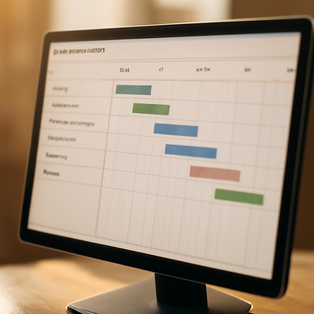 Gantt-график в 1С для производства