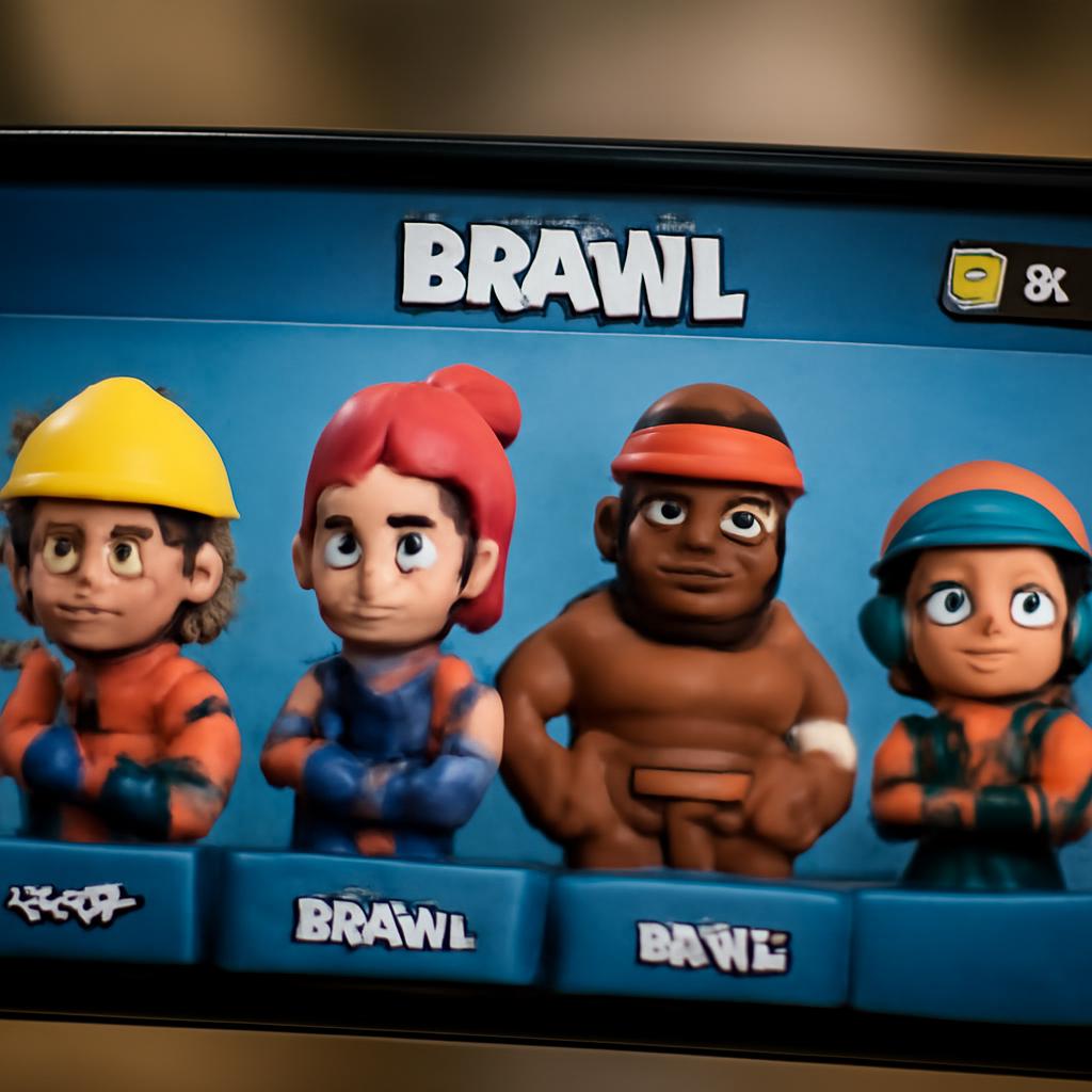 Скриншот интерфейса приватного сервера Brawl Stars с кастомными персонажами