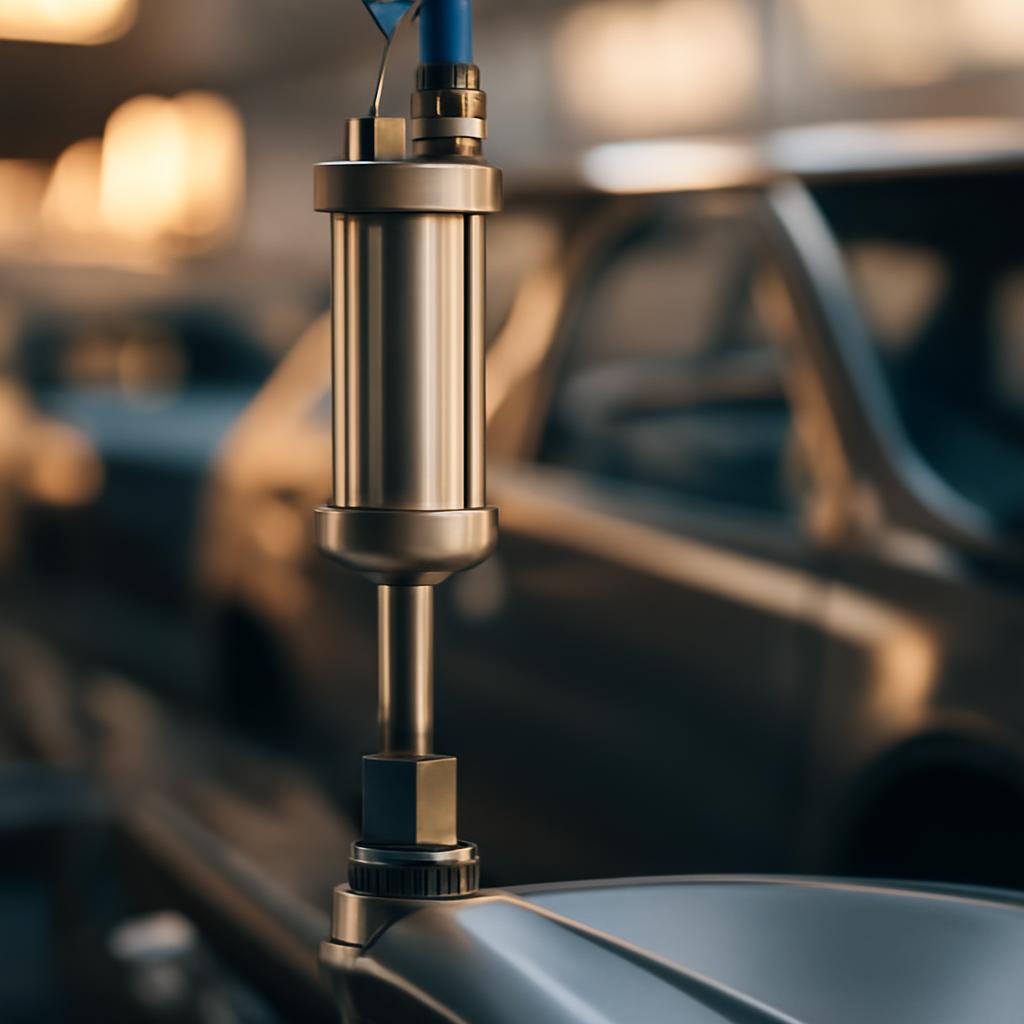 Пневмоцилиндр в работе на автомобильном конвейере