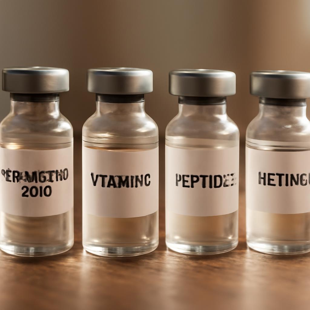 Иллюстрация состава мезопрепаратов с ключевыми ингредиентами