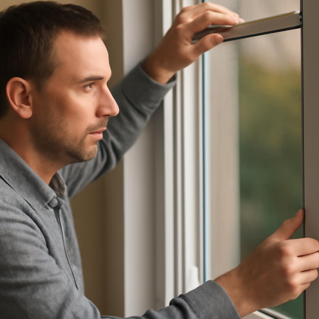 Эксперт демонстрирует монтаж москитной сетки на окне