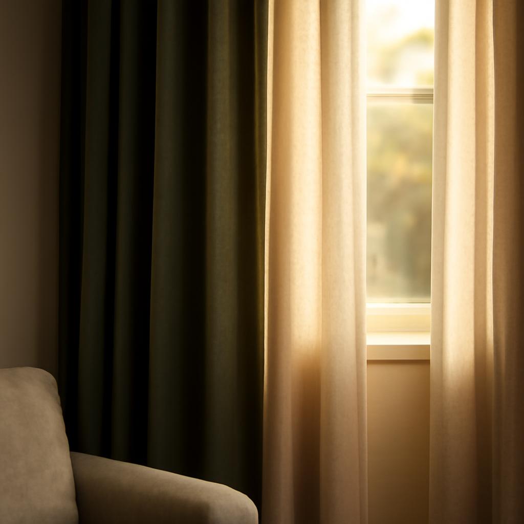 Примеры цветовых сочетаний штор в интерьере