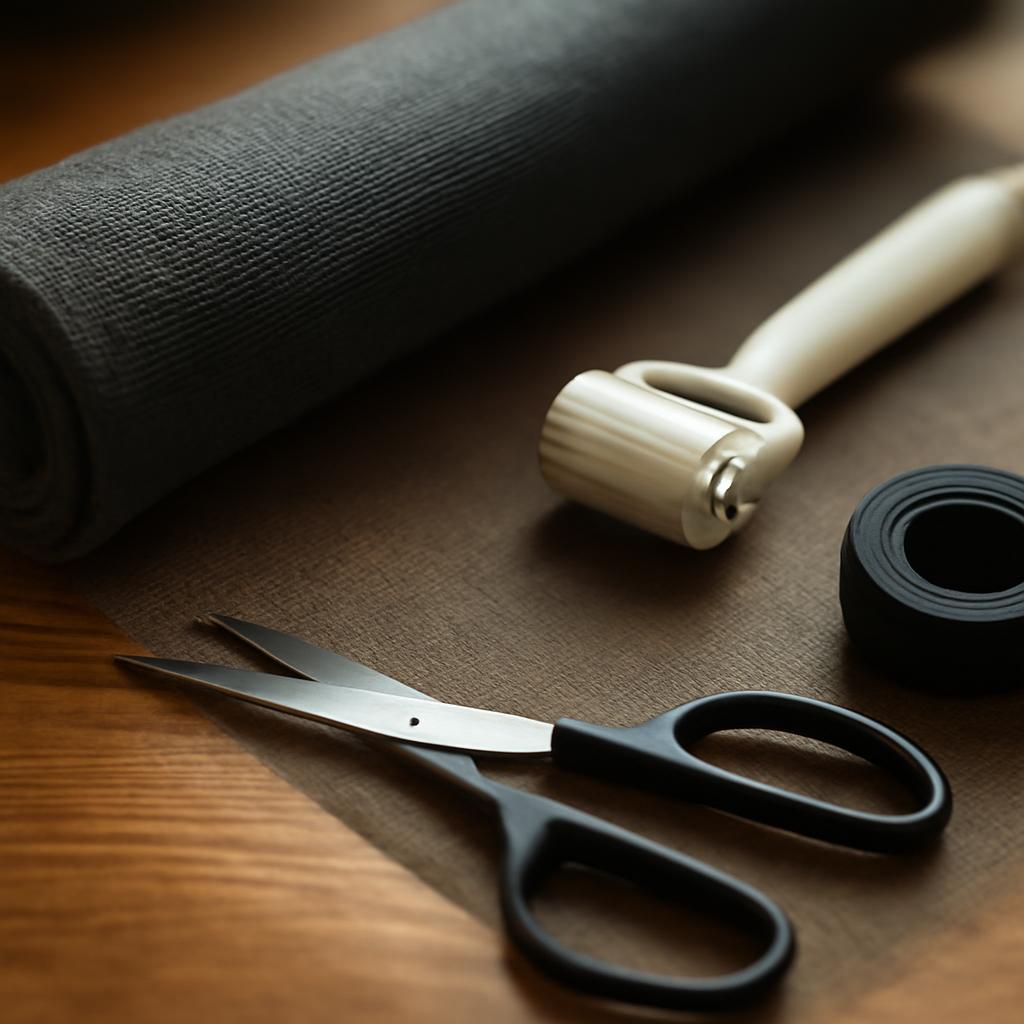 Подготовка материалов для монтажа москитной сетки