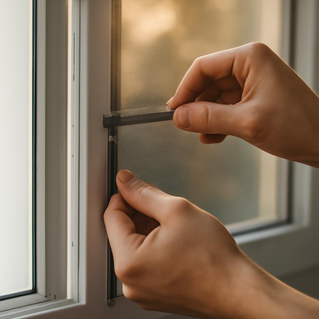 Установка москитной сетки на пластиковое окно