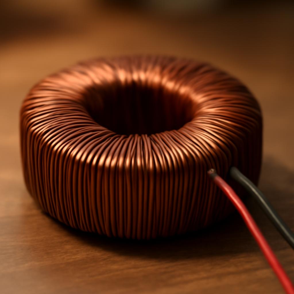 Схема тороидальный сердечникоидального трансформатороидальный сердечника с обмоткой