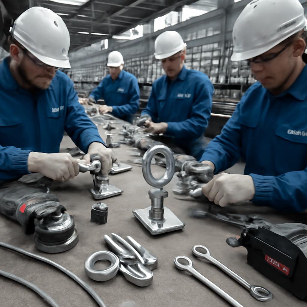 Сборка анкерных систем на производстве High Safety