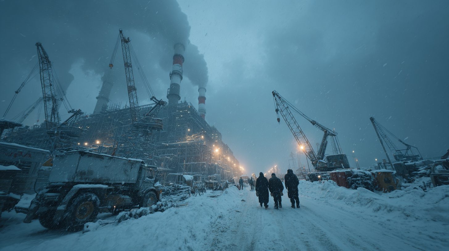 ДЭС на стройплощадке в Сибири