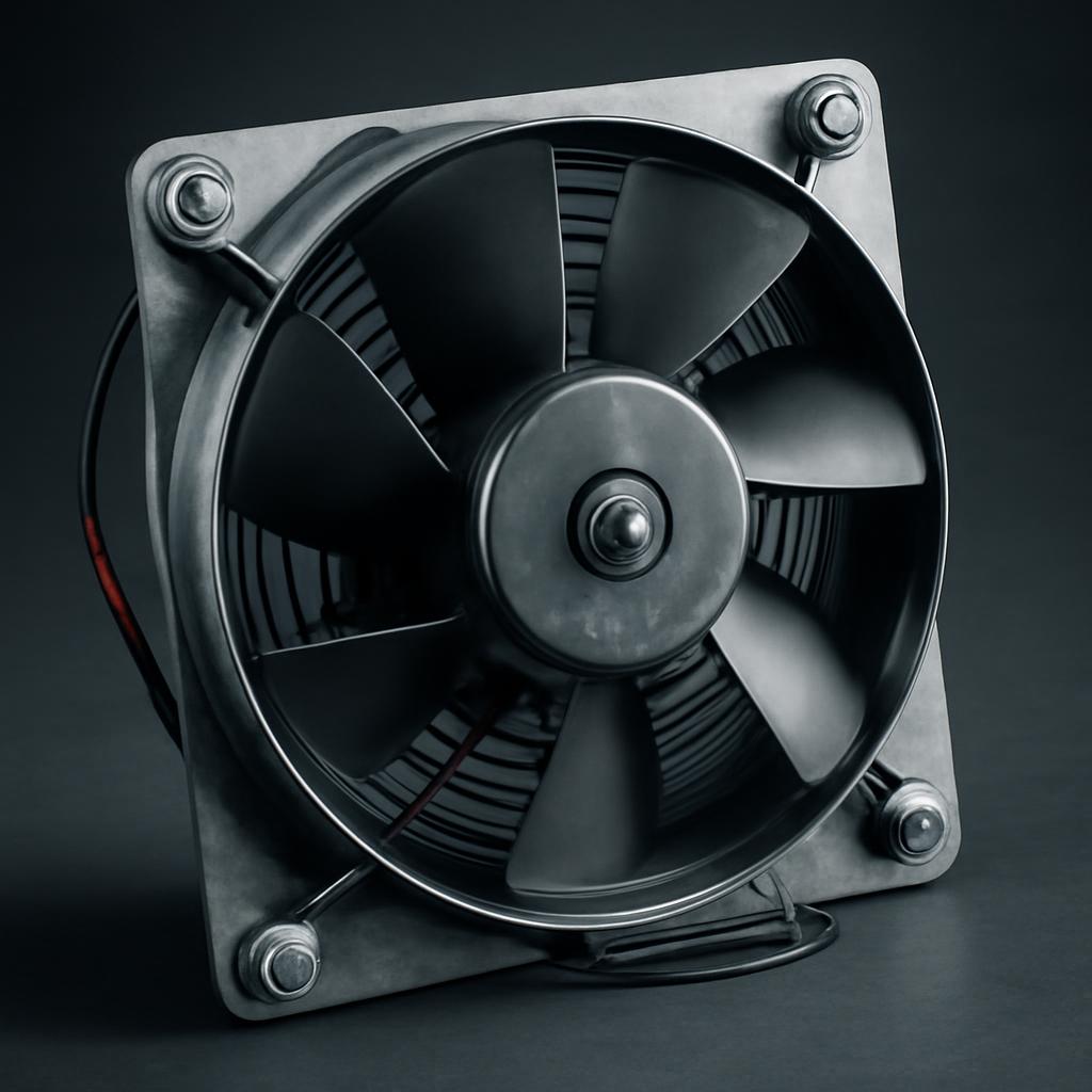 Технические характеристики осевого вентилятора 24 В для строительной техники