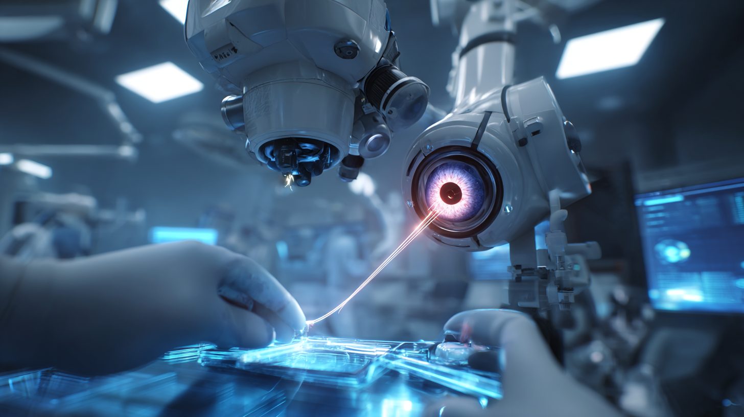 Лазерная система для операции при катаракте в действии