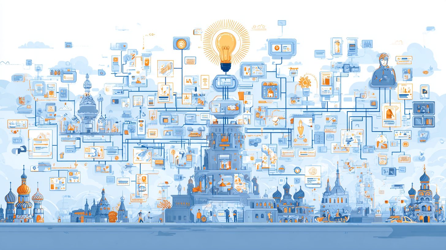 Схема услуг патентного бюро для стартапов в России