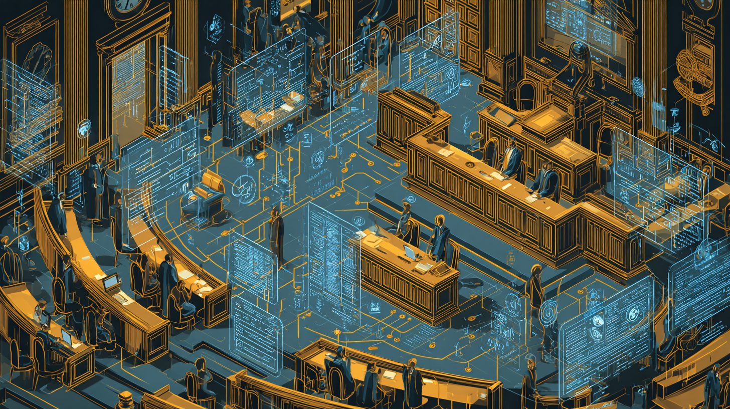 Схема судебного процесса по защите прав на программное обеспечение