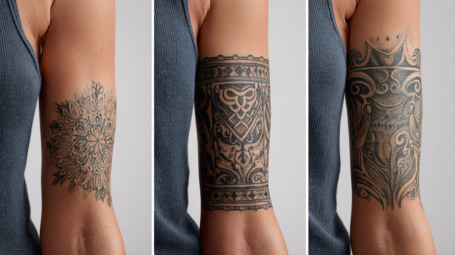 Сравнение размеров татуировок для оценки стоимости